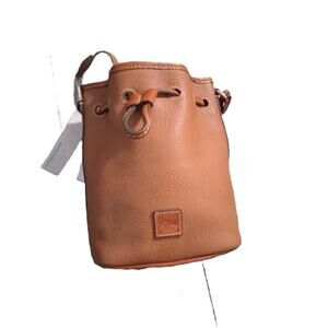 Dooney and Bourke Women's Pebble Grain Small Drawstring Leather Shoulder Bag